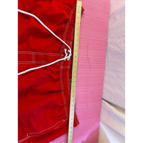 Foundry 5xl red swim trunks cargo pockets mesh lined nwt - Picture 5 of 5